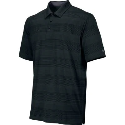 Nike Tech Stripe Polo Shirt Black