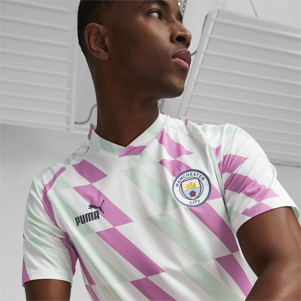 PUMA Manchester City Pre Match Jersey White