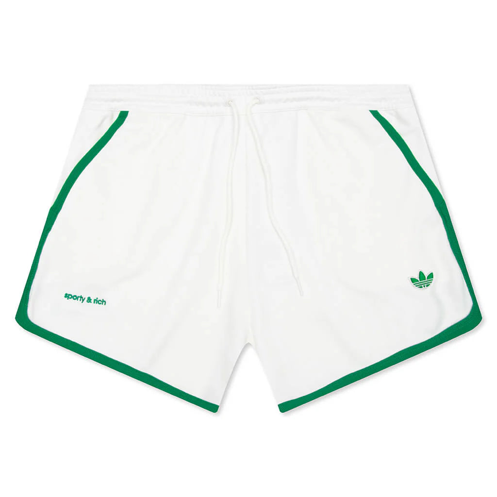 Womens Adidas x Sporty Rich Short Off White