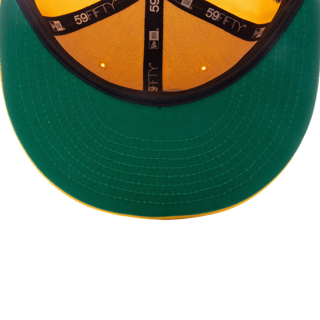 FEATURE x New Era 59FIFTY Fitted SD Padres Cooperstown Canary Yellow Twill Green