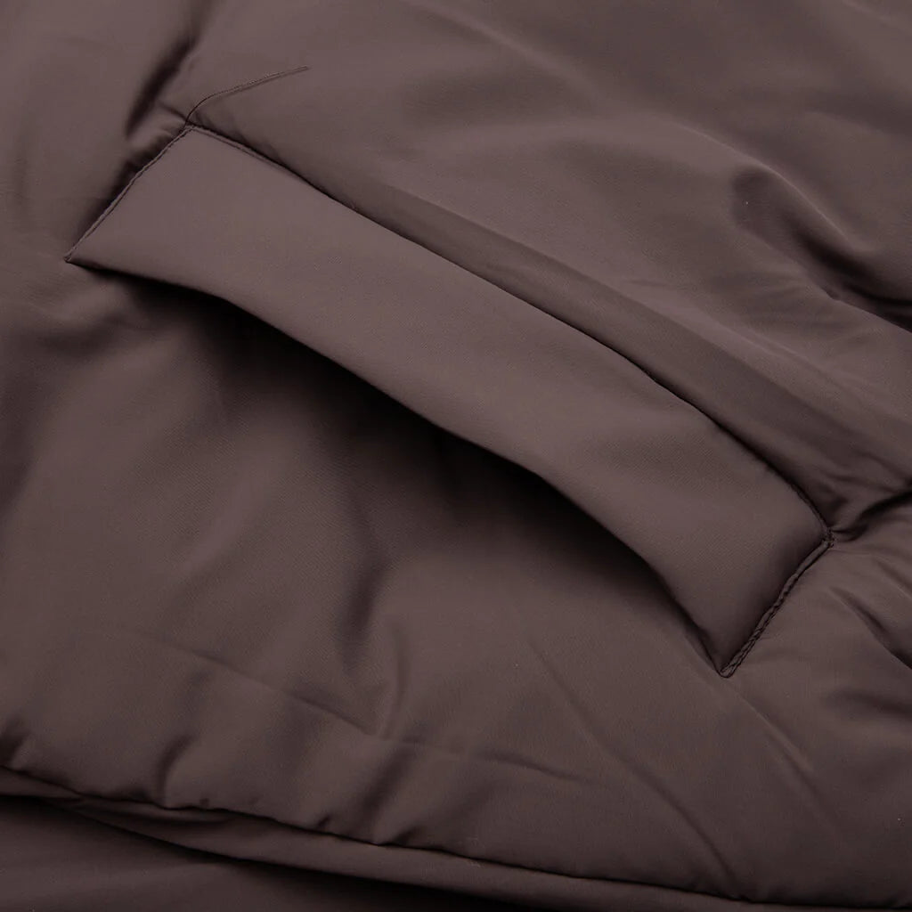 Nylon Puffer Jacket Plum