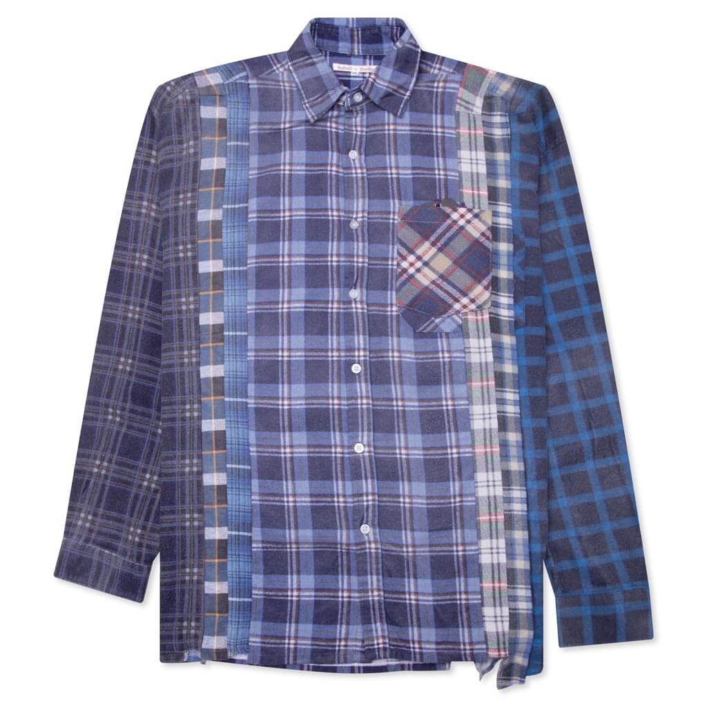 Flannel Shirt 7 Cuts Reflection Shirt Assorted