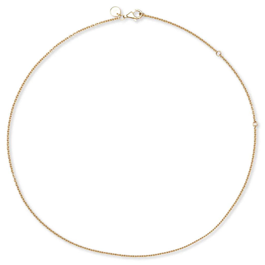 Rolo Chain Gold S925 Sterling Silver with 18K Gold Plating