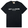French Logo Lux Tee Washed Black