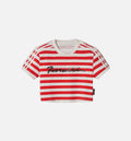 adidas X Fiorucci Womens Crop Top White Red