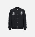 Neighborhood Mens Stadium Jacket Black White