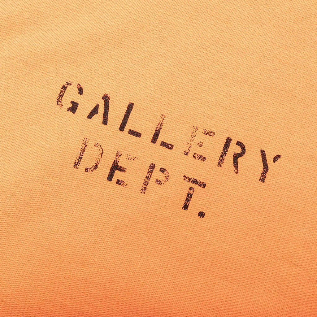 Dept Logo Hoodie Fluorescent Orange