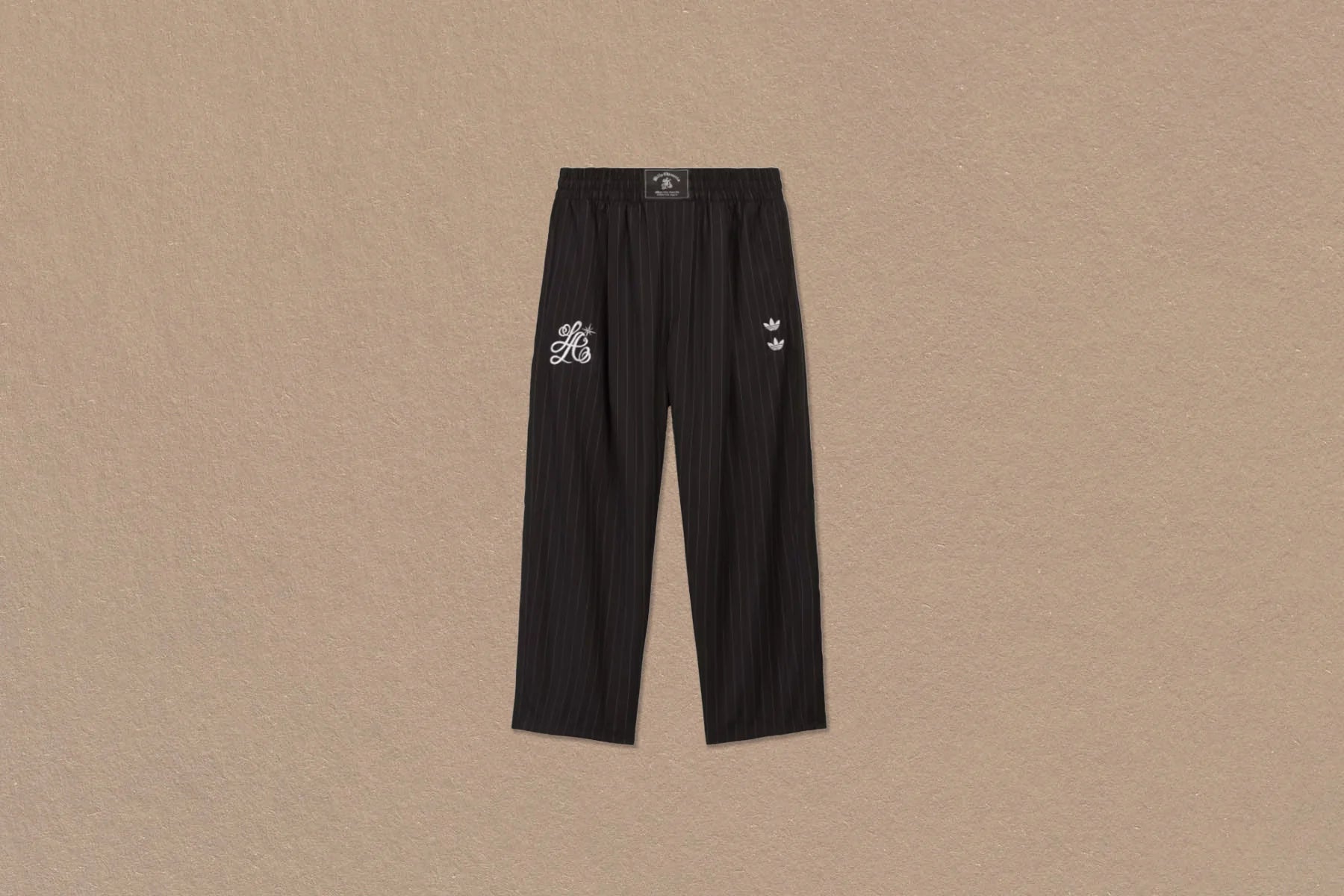 Adidas Originals x Willy Chavarria Pinstripe Track Pants Black