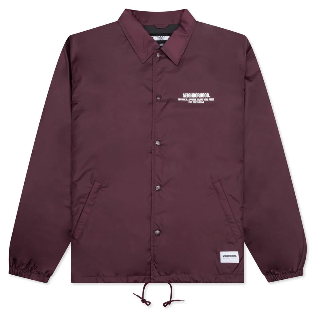 Windbreaker Jacket Burgundy