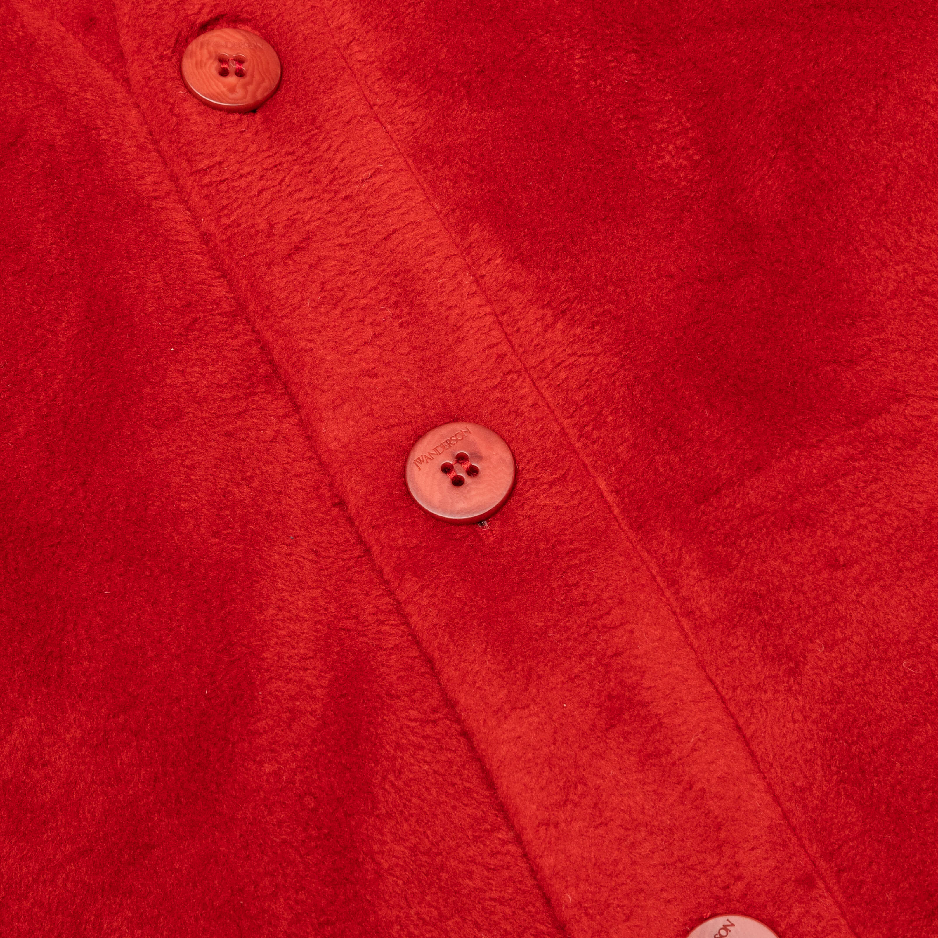 Oversized V Neck Cardigan Rust