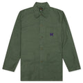 Reversed Sateen Coverall Olive