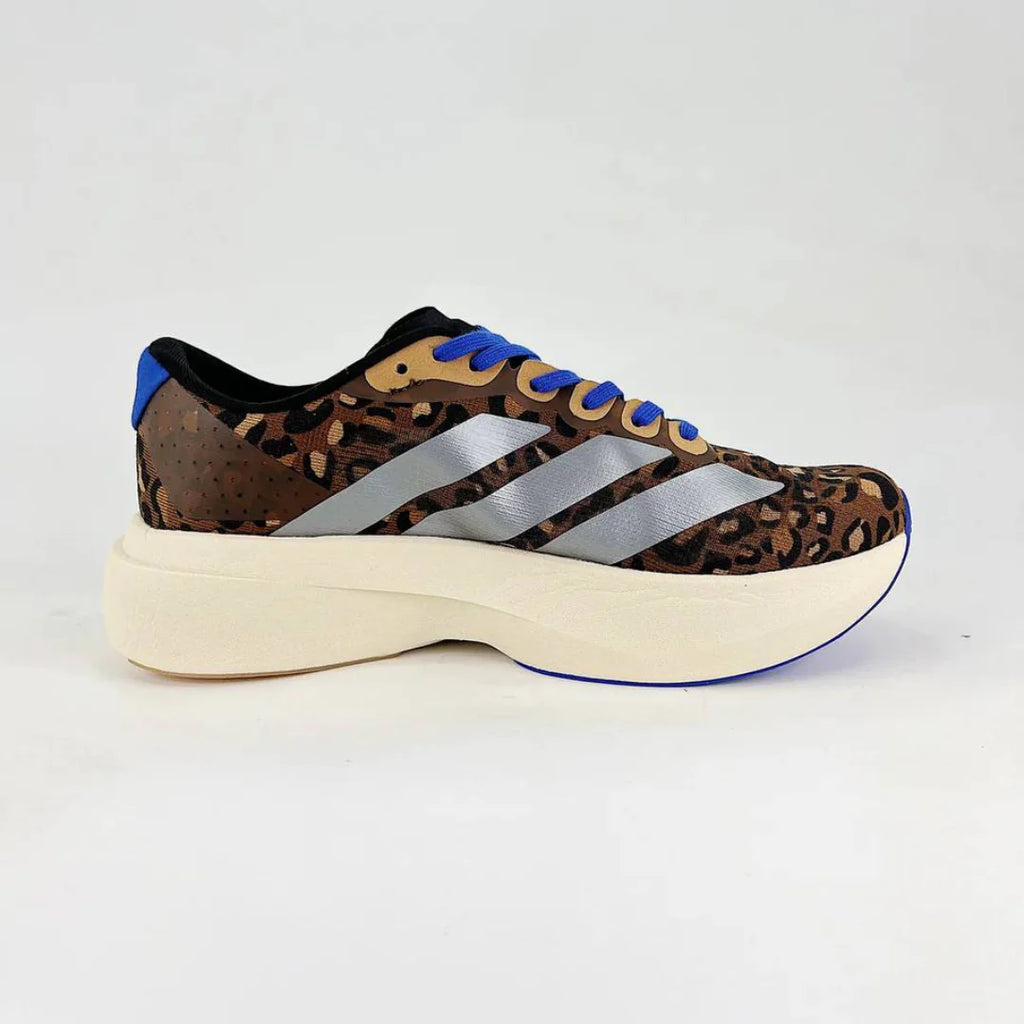Adidas Adizero EVO SL Marrom Cinza Metálico Azul Lúcido
