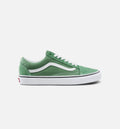 Old Skool Mens Shoe Deep Grass Green White