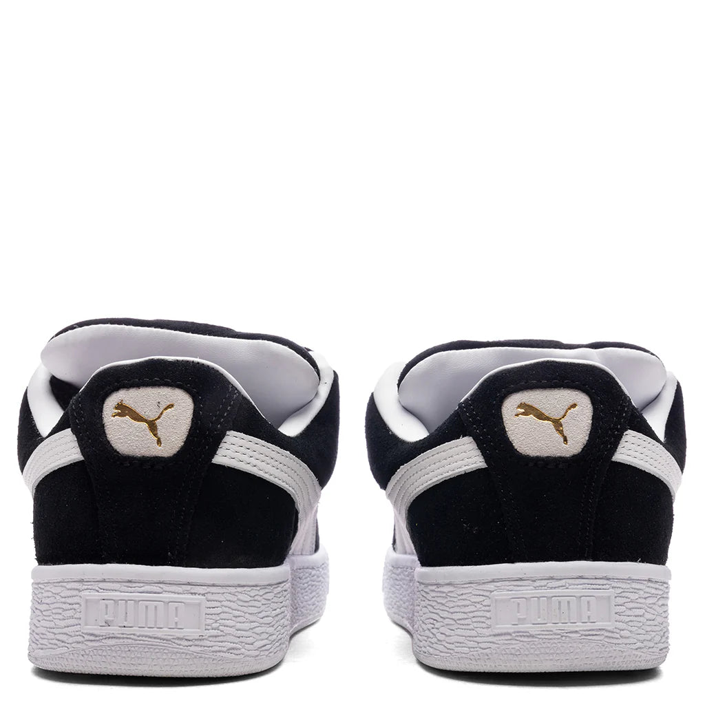 Suede XL Black White