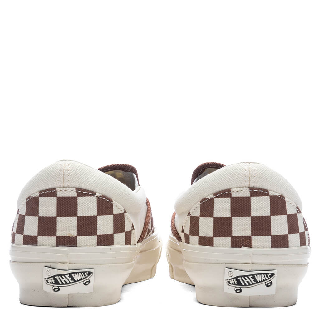 Premium Slip On 98 Checkerboard Coffee