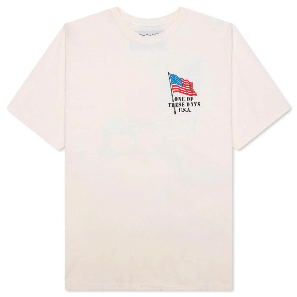 American Flag Cowboy Tee Bone