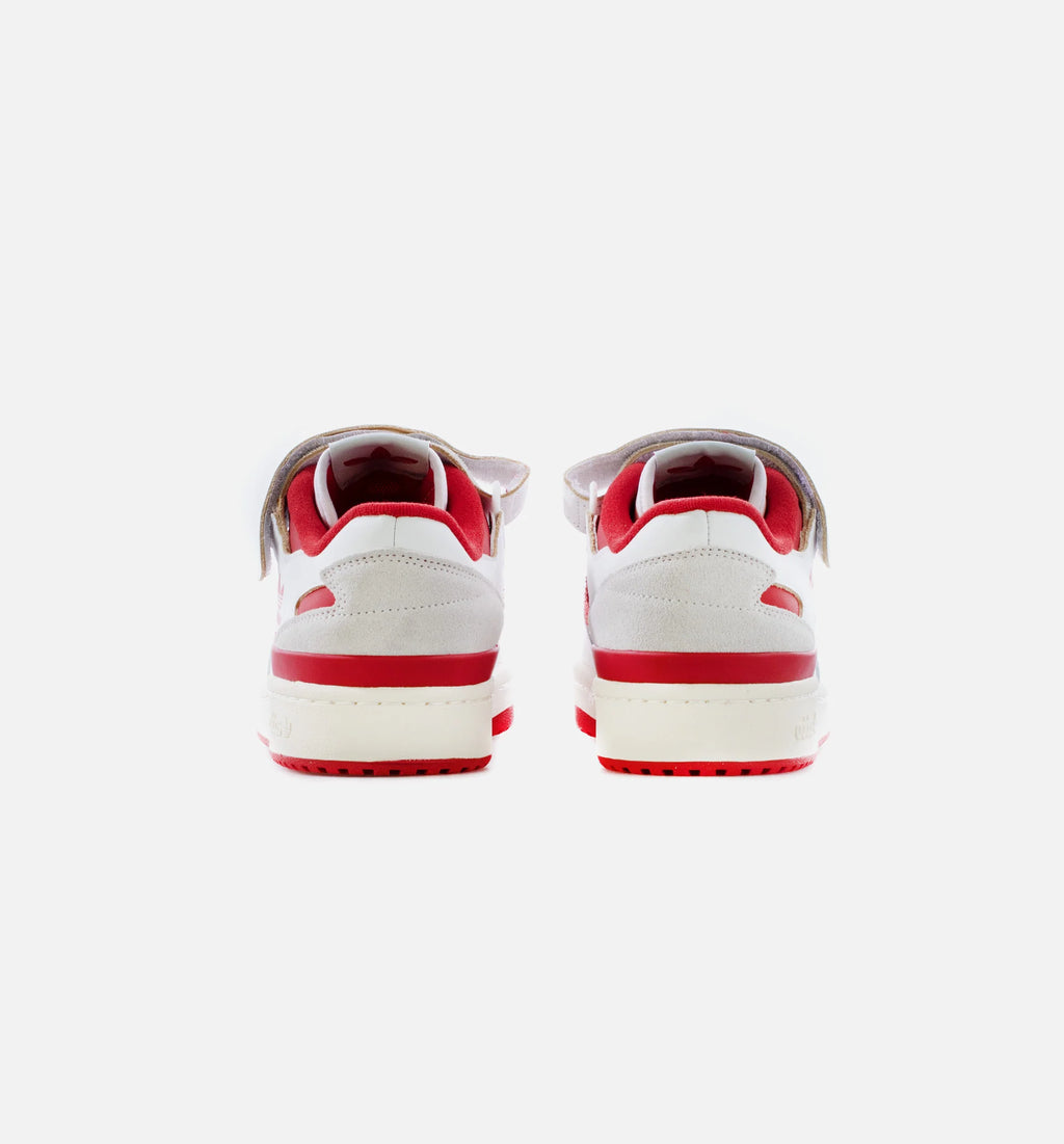 Forum 84 Low Mens Lifestyle Shoe White Red