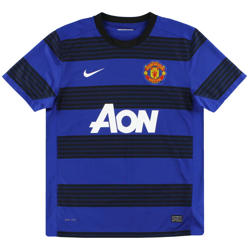 Nike Manchester United Away Youth Jersey 2011 12 Royal Black