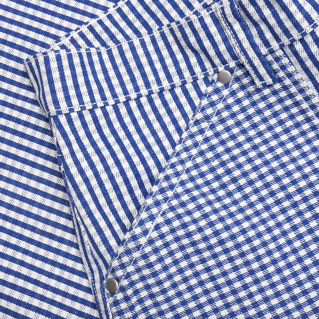 Ultra Plaid Shorts Blue