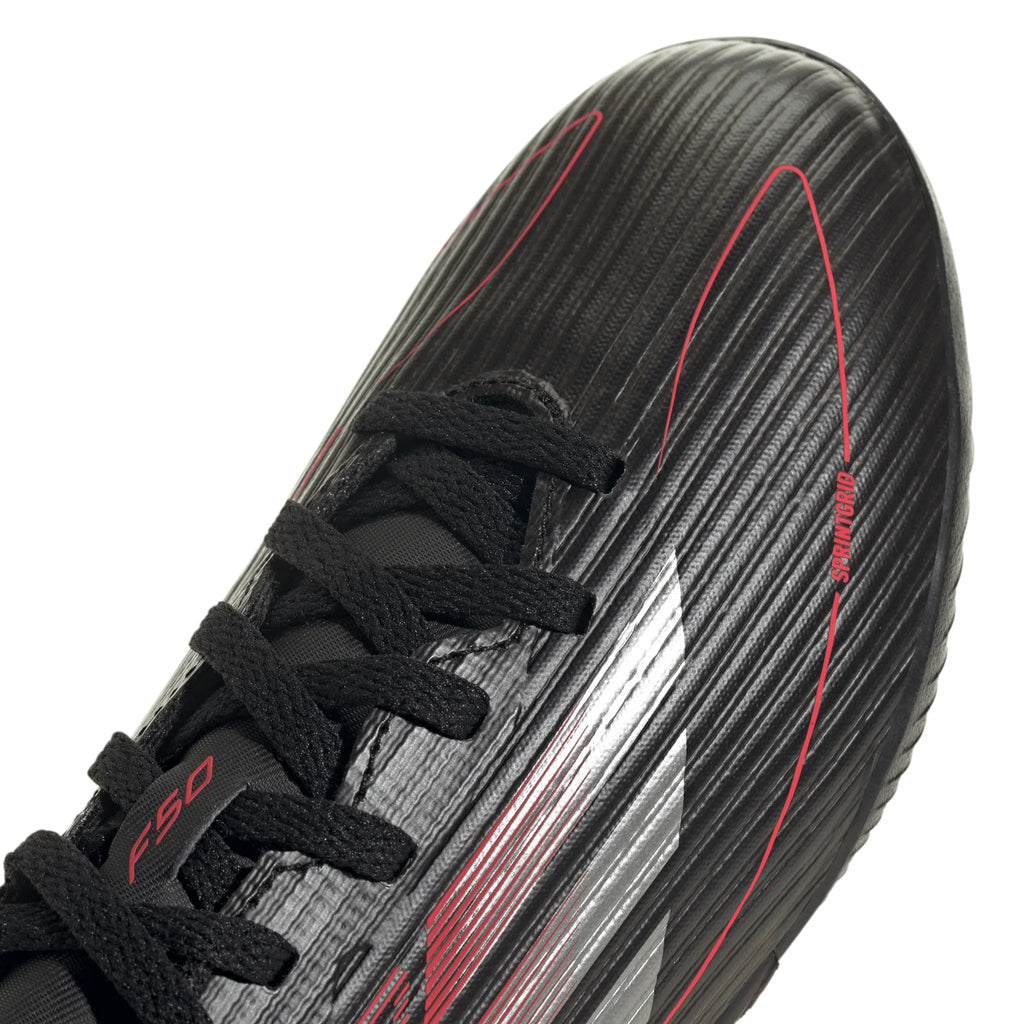 adidas F50 League Turf Kids Soccer Cleats Black Iron