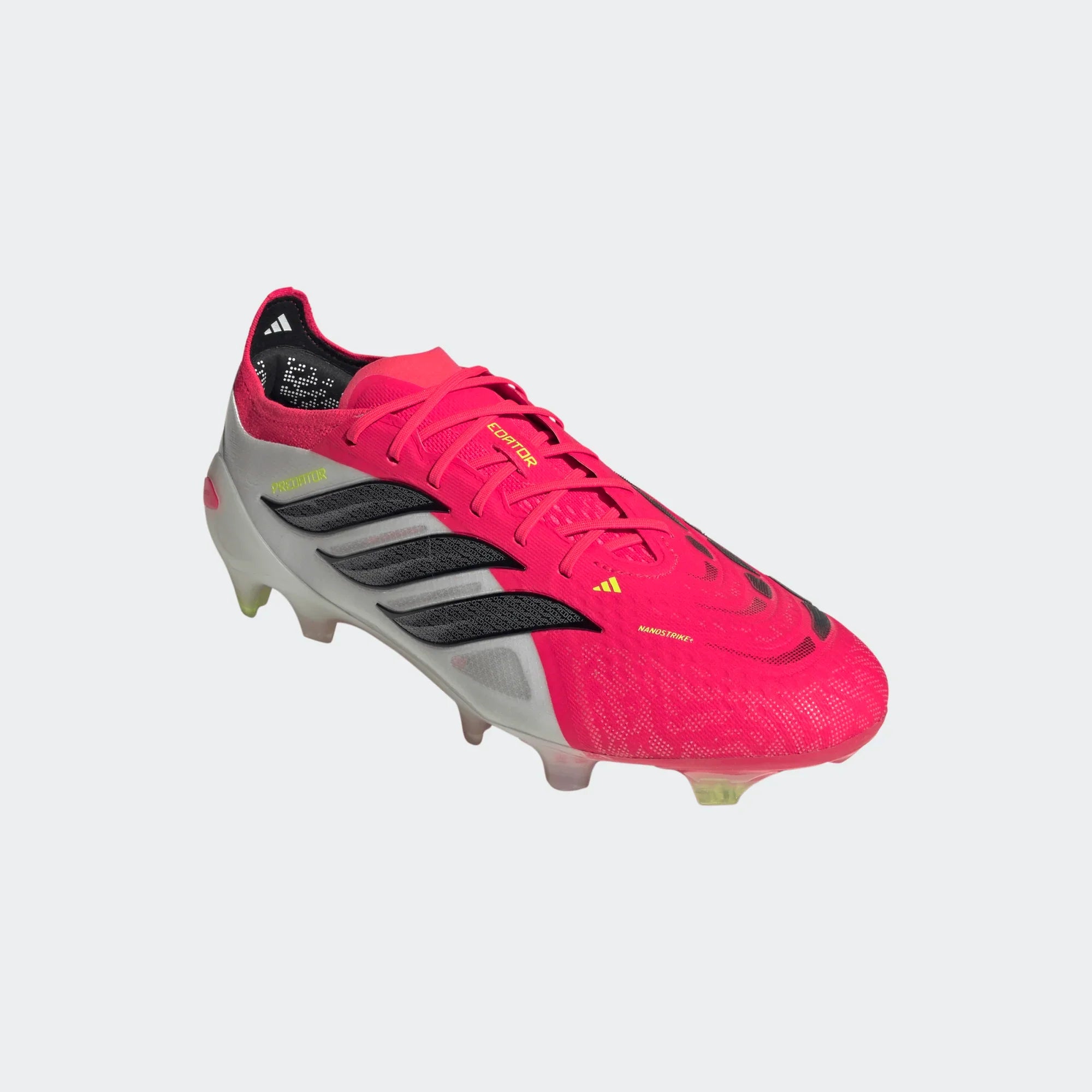 adidas Predator Elite FG Firm Ground Mens Soccer Cleats Lucid Red Black White