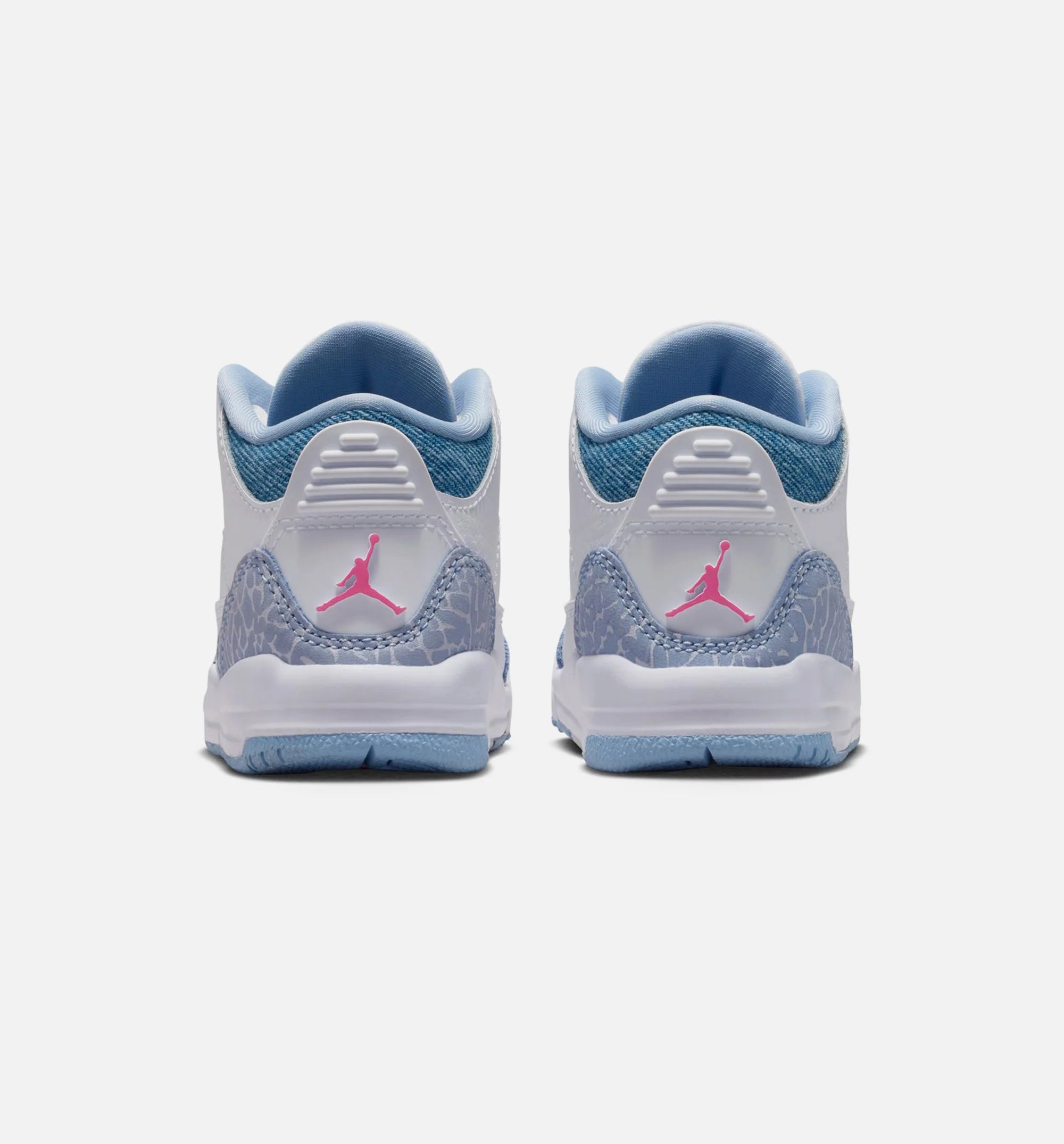 Air Jordan 3 Retro Cobalt Bliss Infant Toddler Lifestyle Shoe White Cobalt Bliss Football Grey Pink Glow