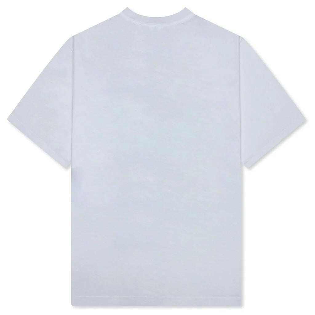 Saint Green Man S S Tee White