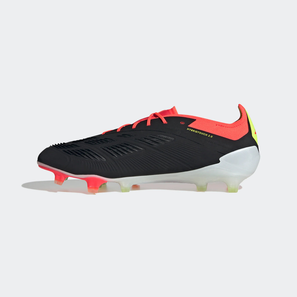 adidas Predator Elite FG Mens Firm Ground Soccer Cleats Black White Solar Red