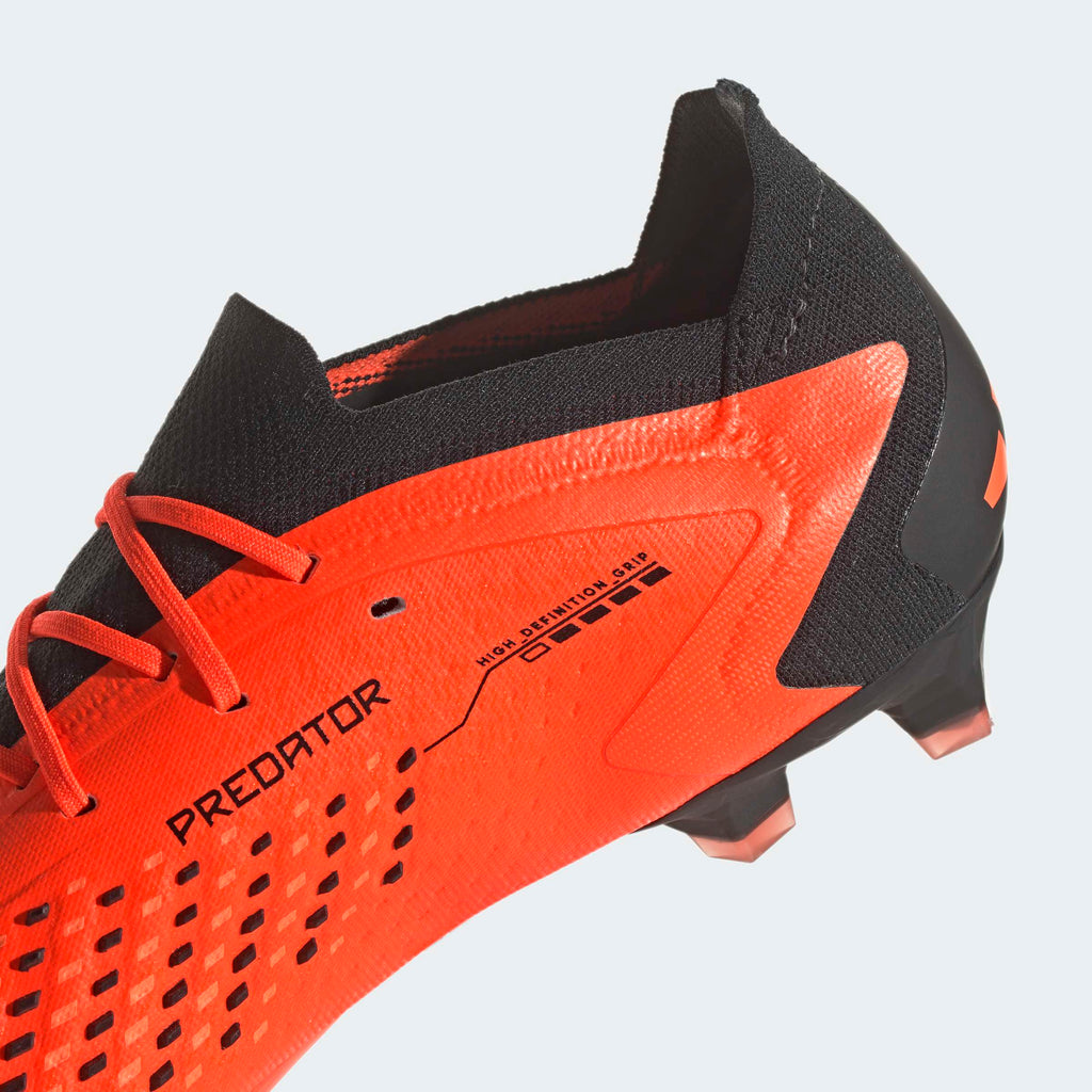 adidas Predator Accuracy1 Low FG Firm Ground Soccer Cleats Solar Orange Black