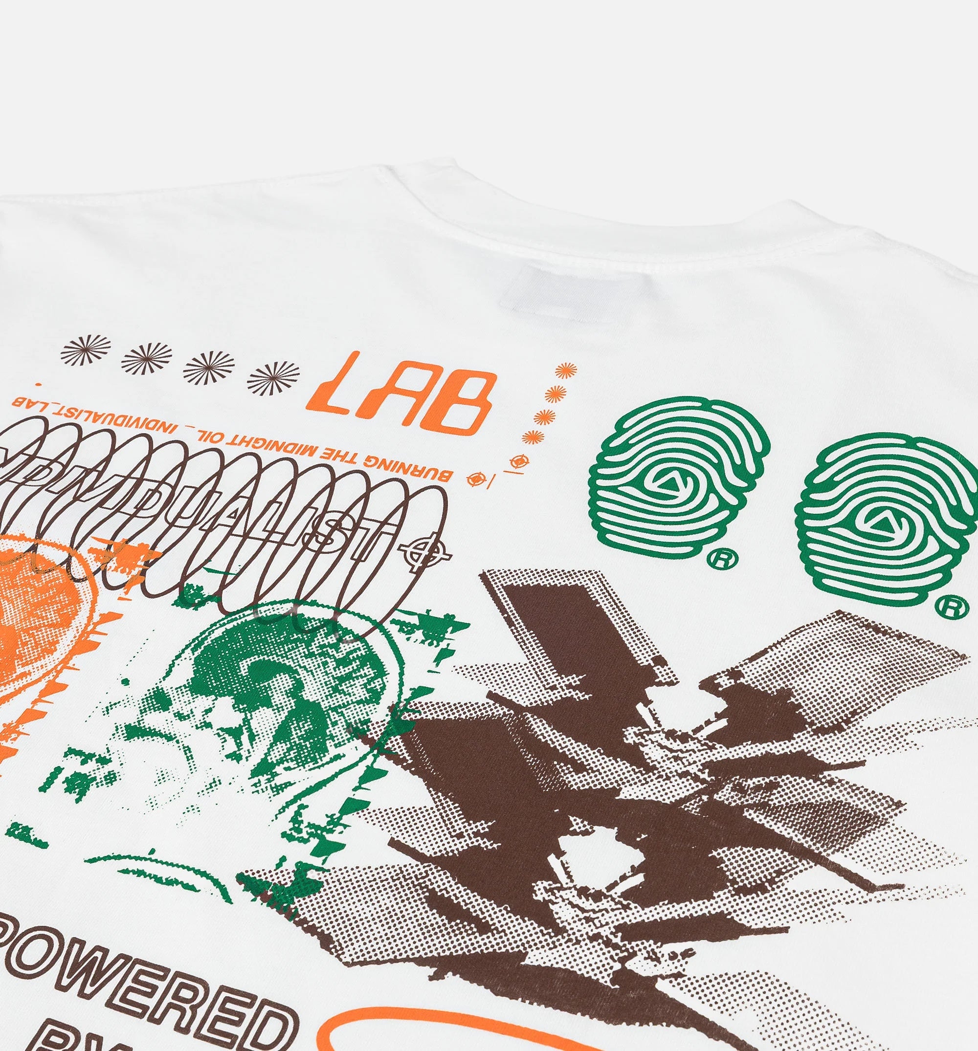 Flash Sheet Mens Short Sleeve Shirt Whte