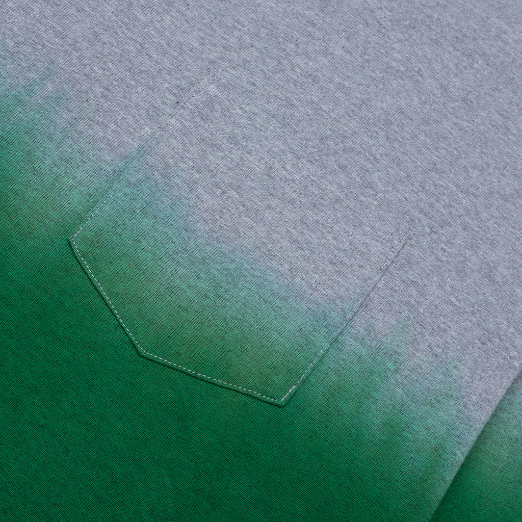 Garment Dye Cotton Jersey L S T Shirt Green