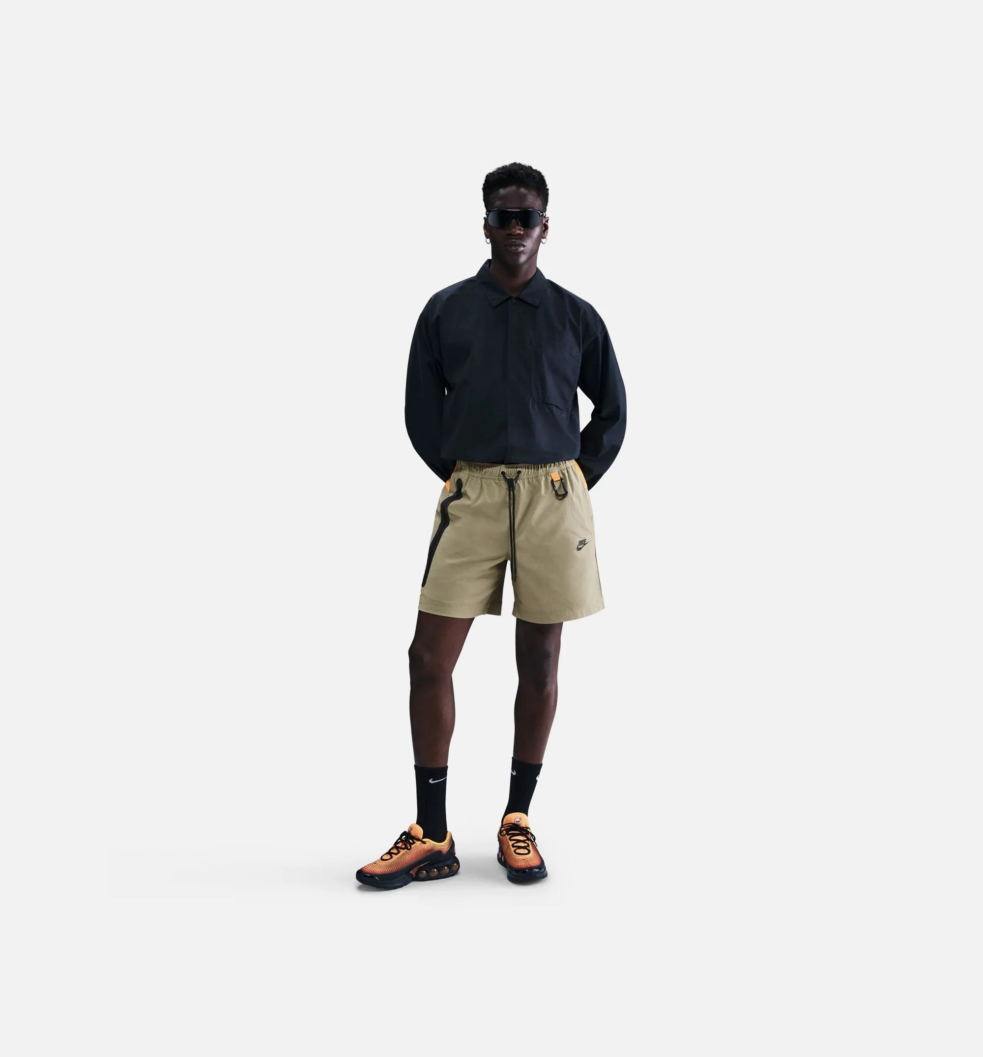 Tech Woven Trek Mens Short Neutral Olive Sundial