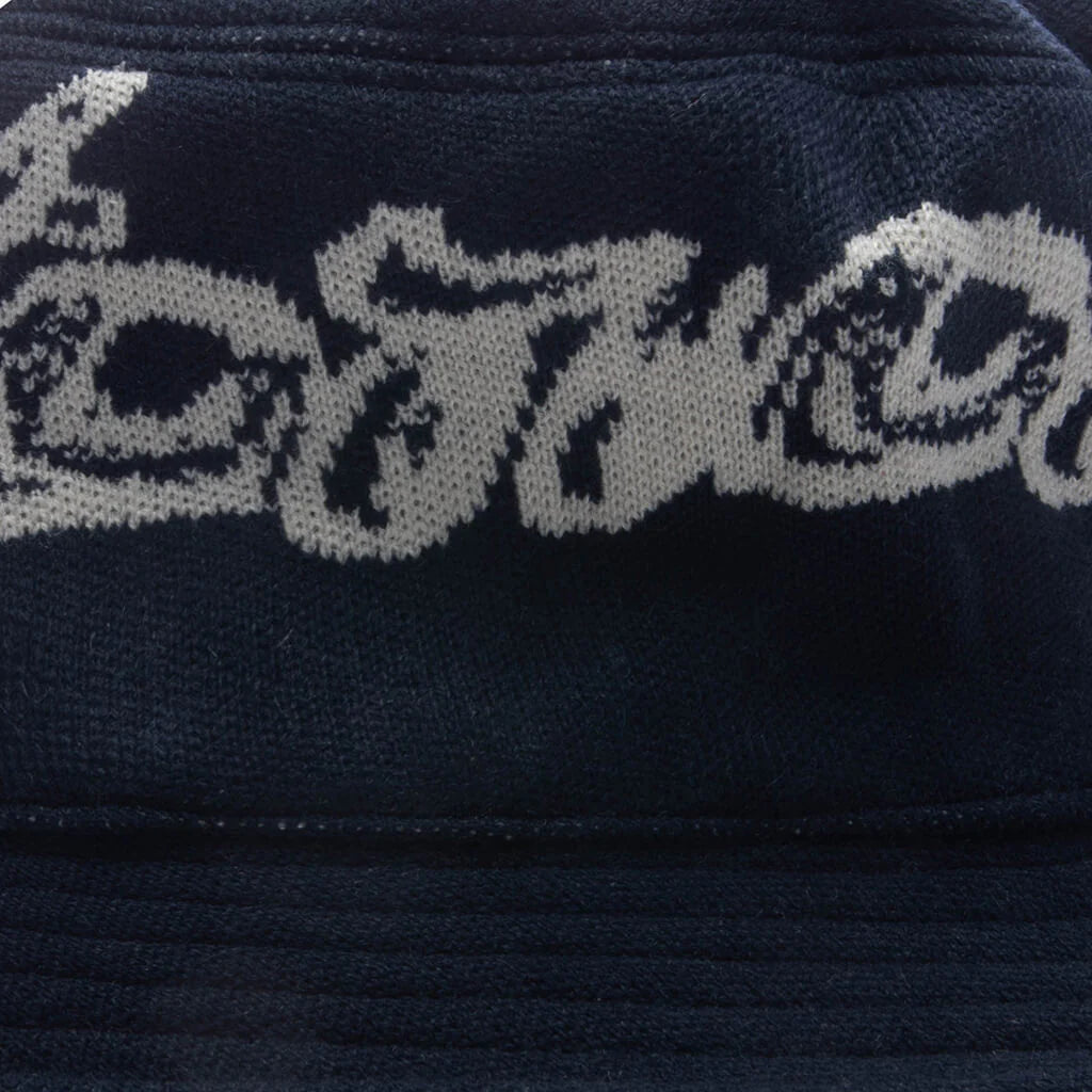 88 Jacquard Bucket Hat Navy