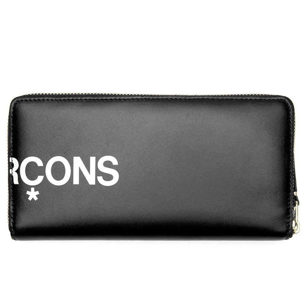 Comme des Garcons SA0111 Huge Logo Leather Wallet Black