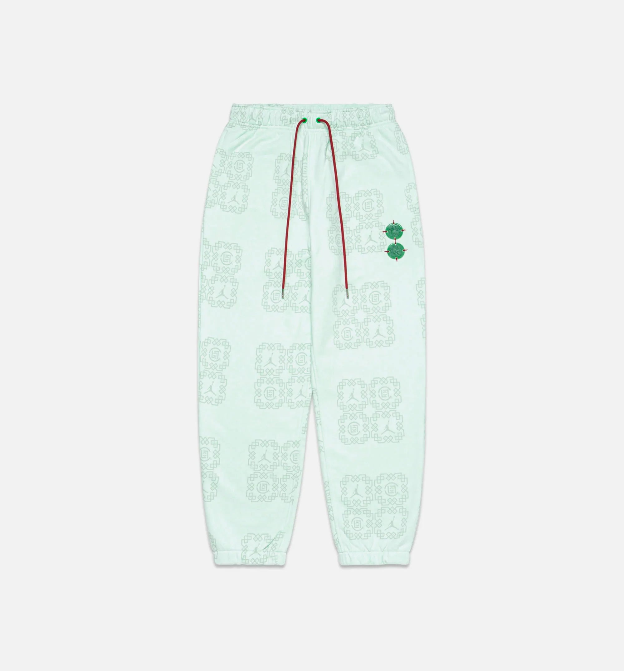 Jordan x CLOT AOP Fleece Pant Mens Pants Green
