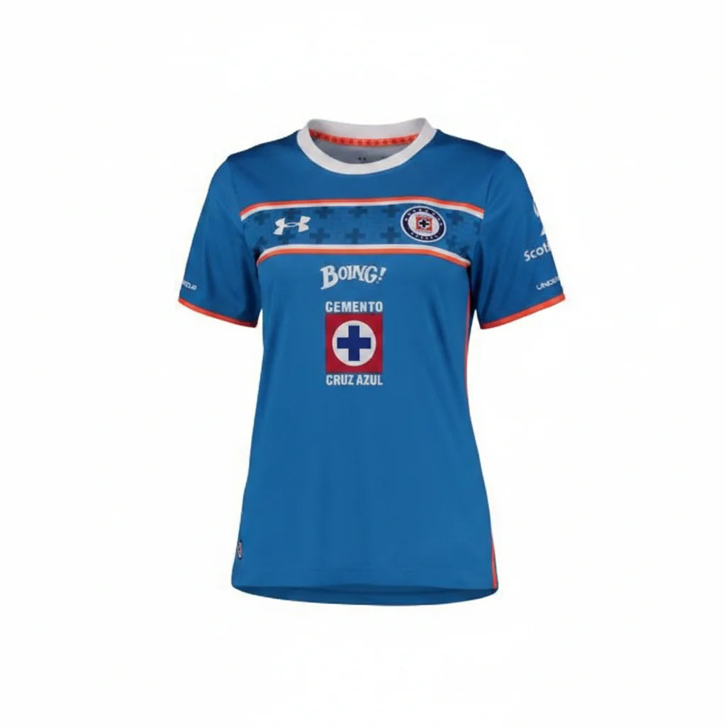 Under Armour Cruz Azul Home Womens Jersey 15 Blue