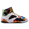 Air Jordan 7 Retro Miró White Metallic Gold Sport Red
