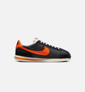 Cortez Textile Mens Lifestyle Shoe Black Safety Orange Sail Muslin