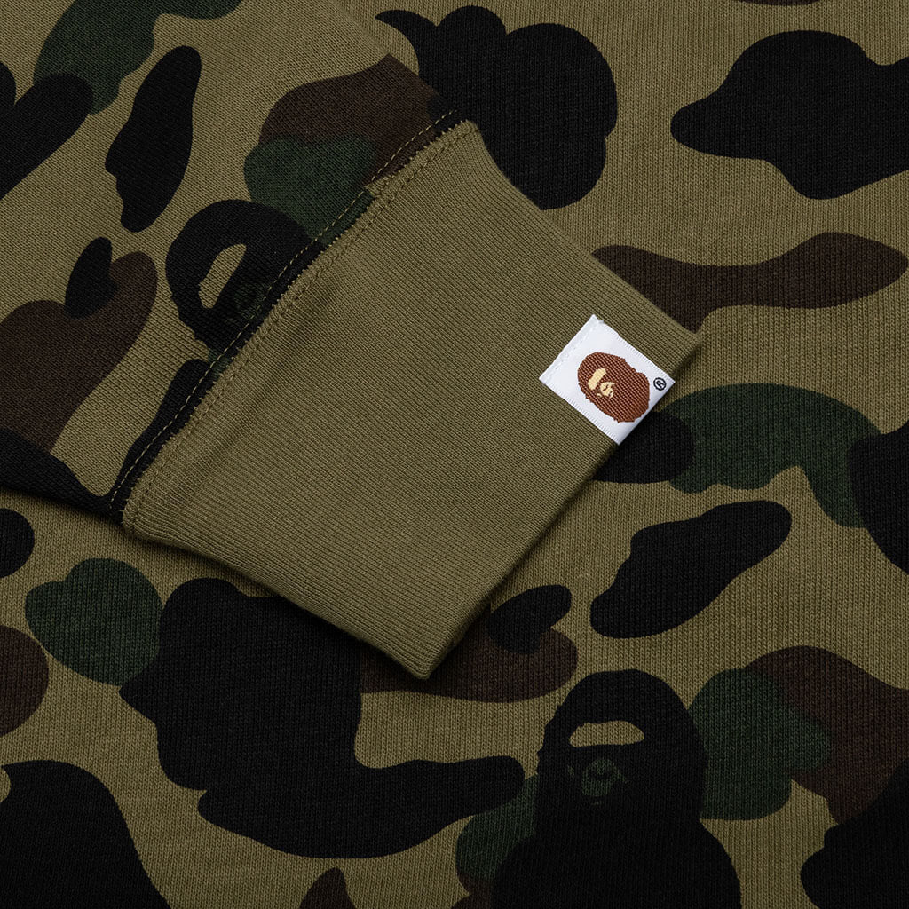 1st Camo College Pullover Hoodie Green