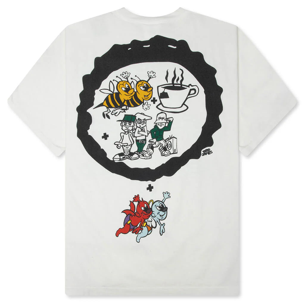 Saint M6 x Beastie Boys S S T Shirt White