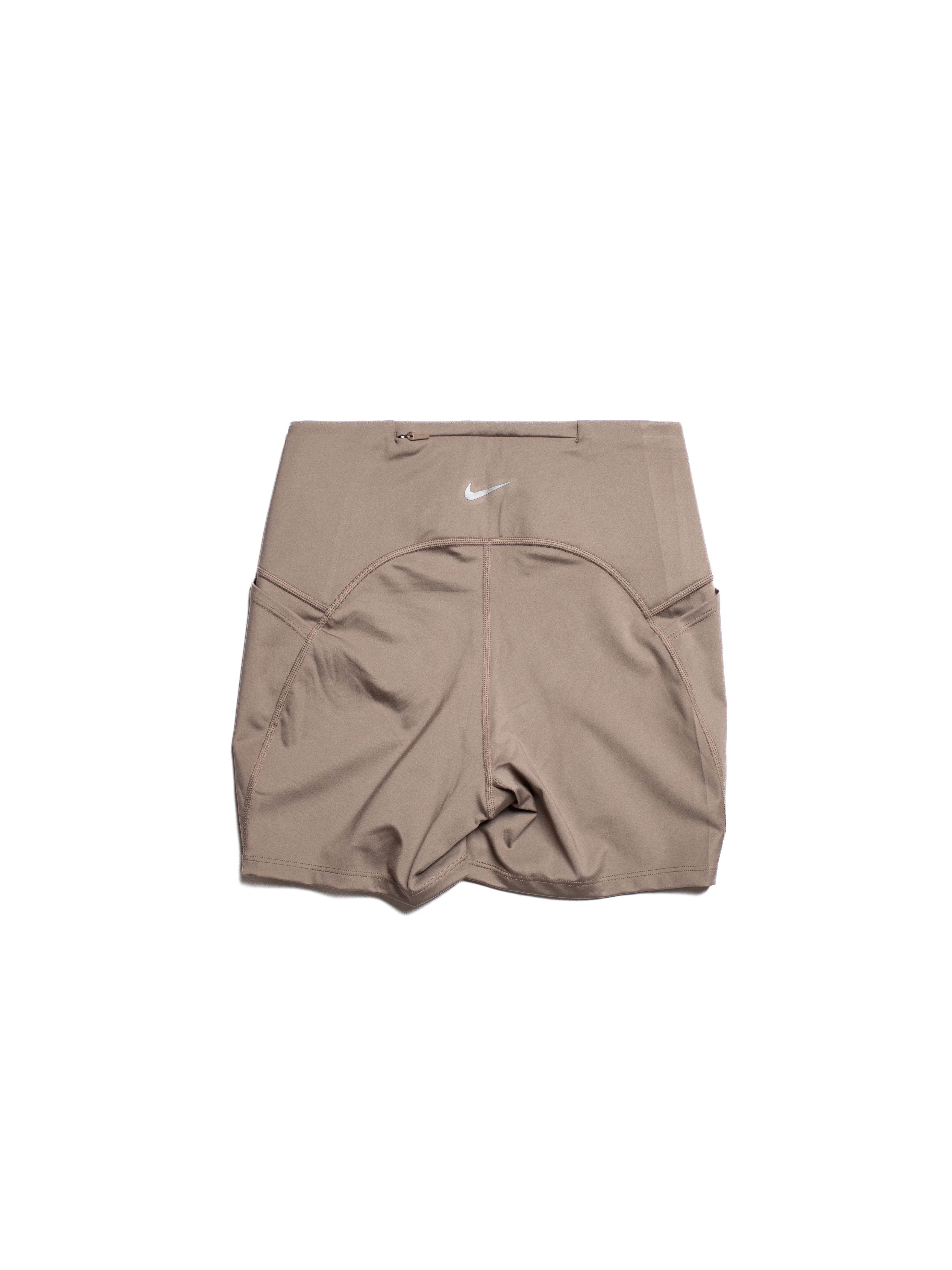 Nike Womens High Waisted 4 Tight Running Shorts with Pockets