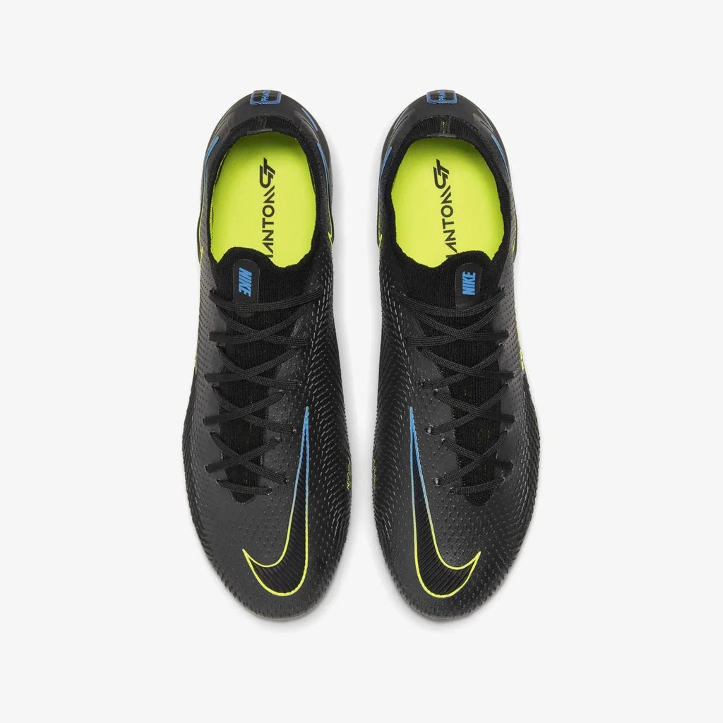 Nike Phantom GT Elite FG Firm Ground Soccer Cleats Black Blue