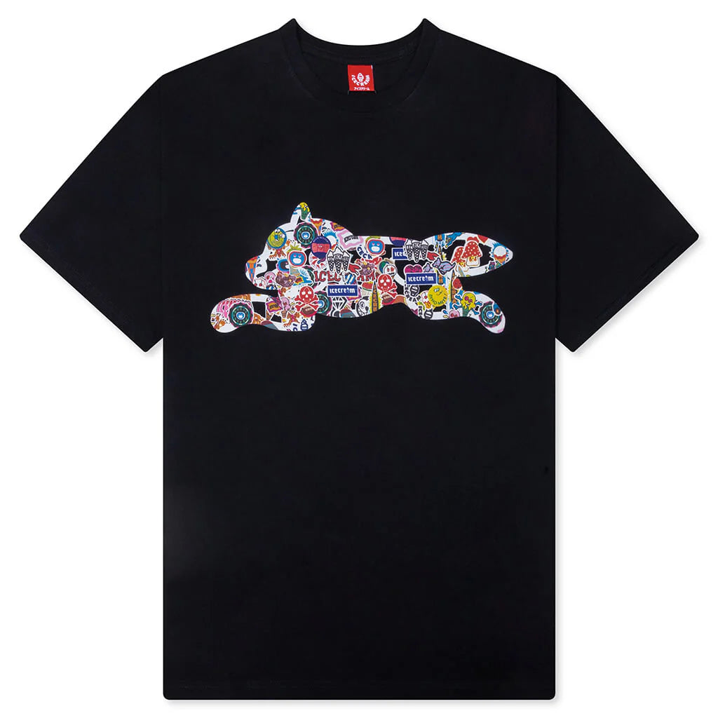 Stickers S S Tee Black