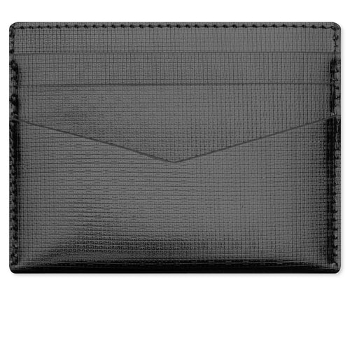 Card Holder in Classic 4G Leather Black Burgundy