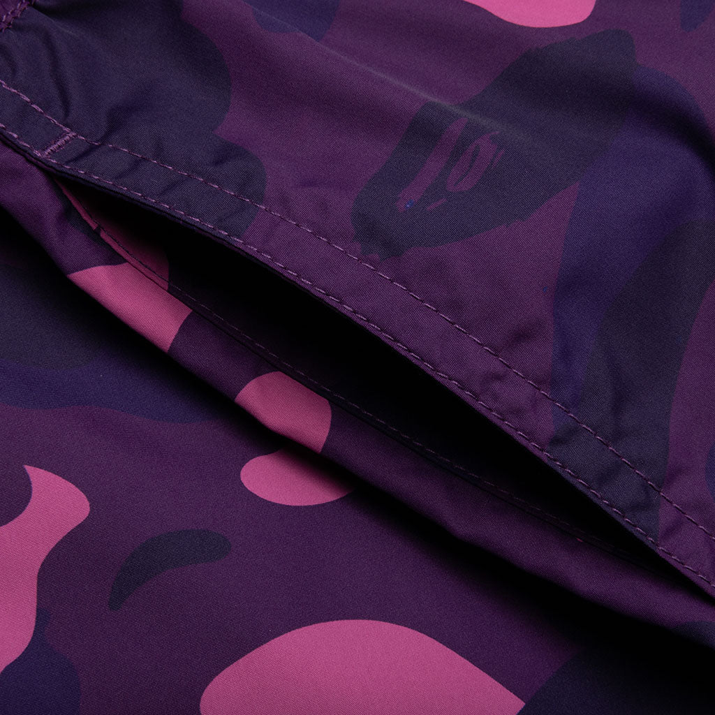 Color Camo Shark Reversible Shorts Purple