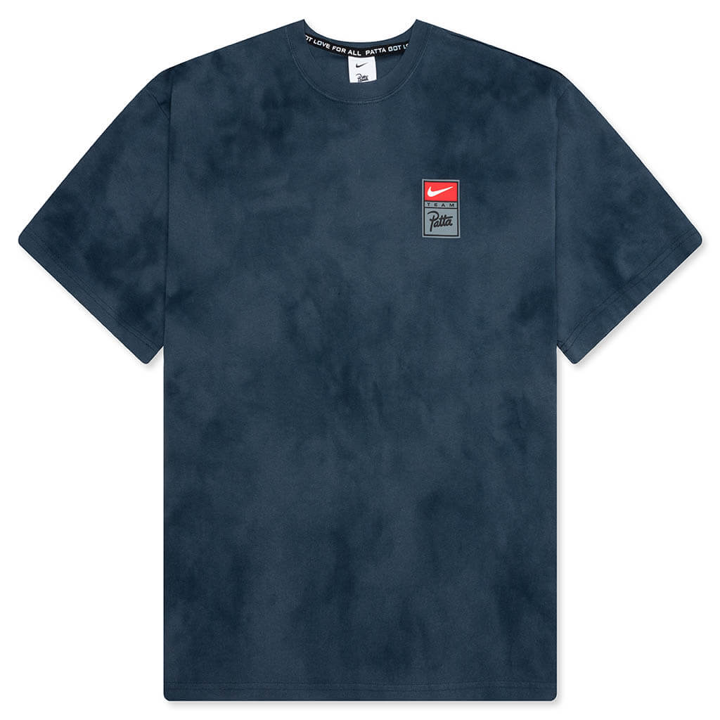 Nike x Patta T Shirt Squadron Blue Deep Ocean Dark Obsidian