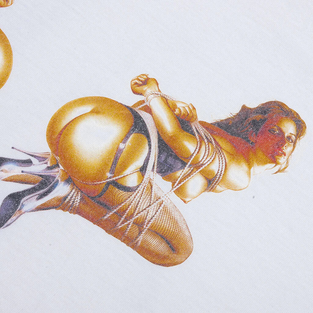 Saint M6 x Sorayama Ladies S S Tee White