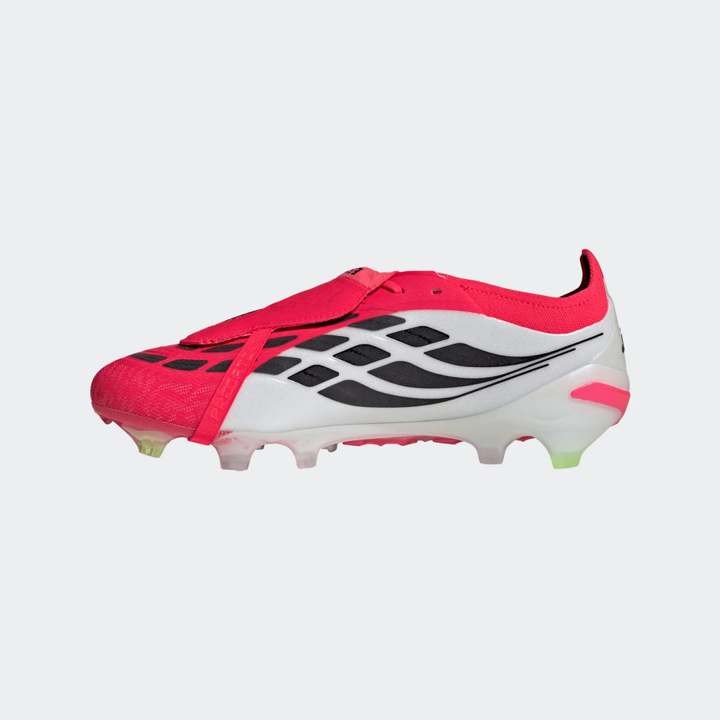 adidas Predator Elite Fold Over Tongue FG Firm Ground Mens Soccer Cleats Lucid Red Black White