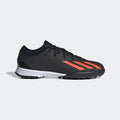 adidas Kids X Speed Portal 3 TF J Turf Football Boots Black Red