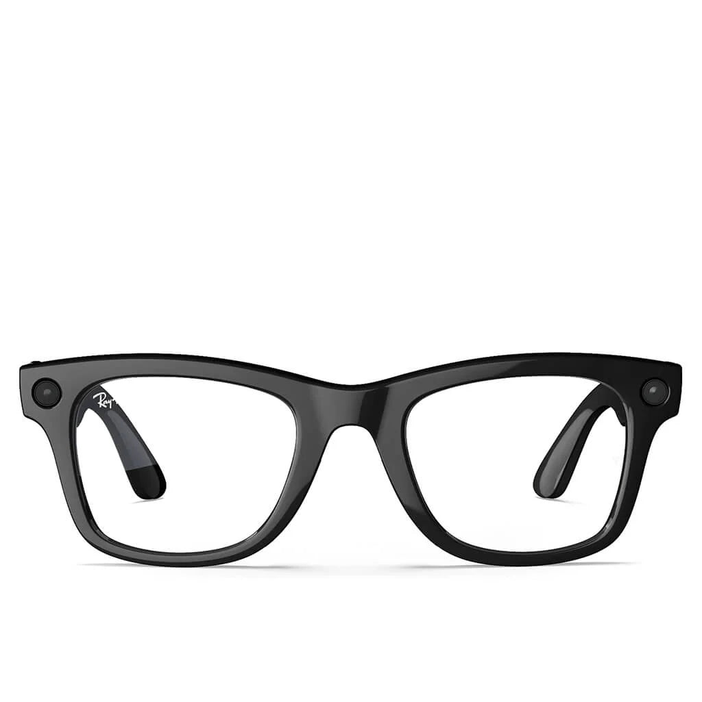 Meta Wayfarer Matte Black Transitions Graphite Green